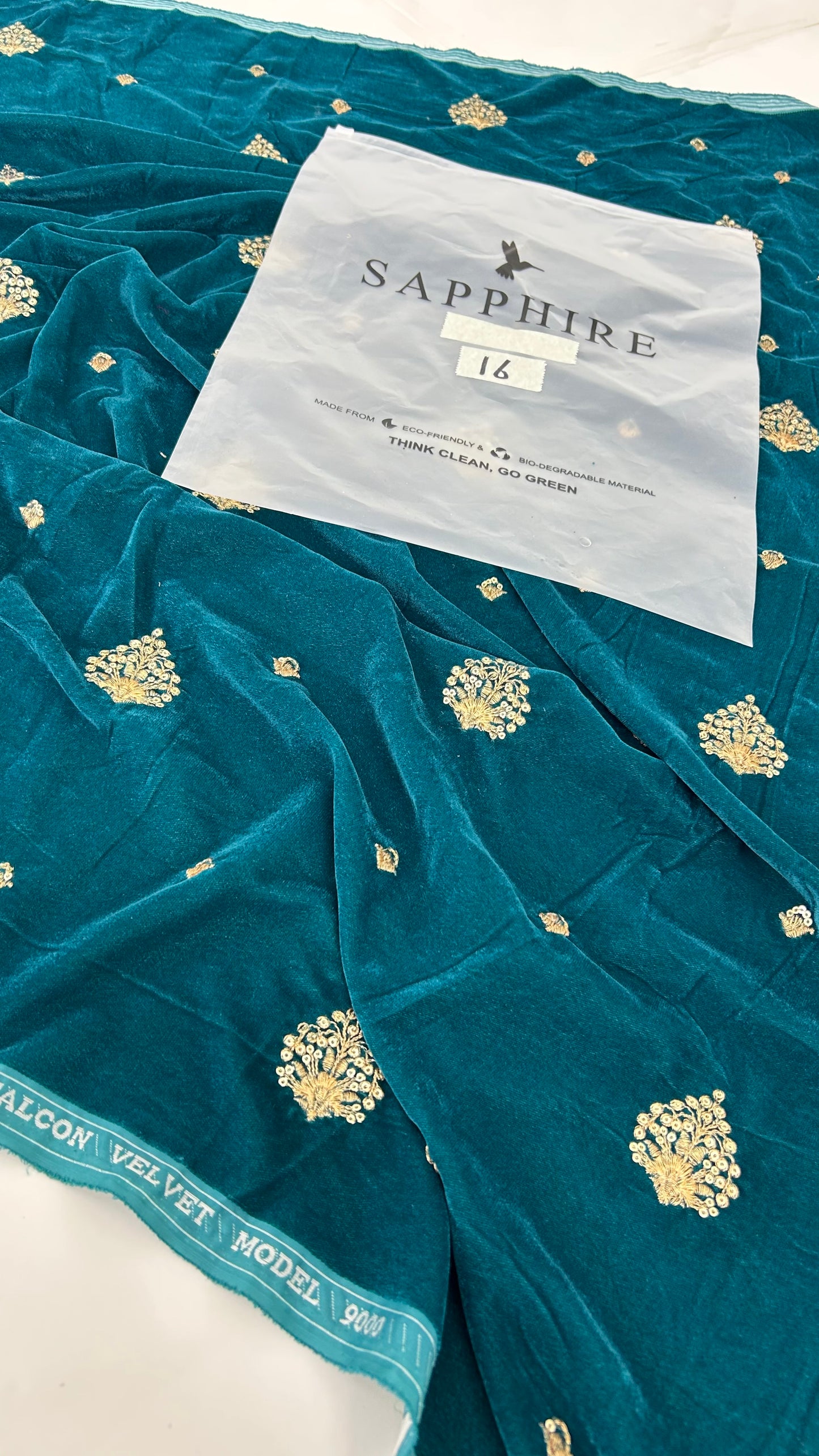 SAPPHIRE VELVET FRONT ONLY