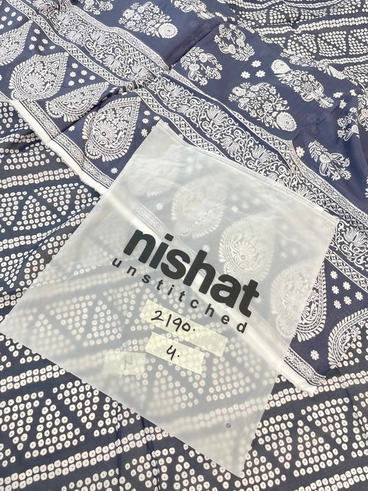 NISHAT LAWN 3 PC