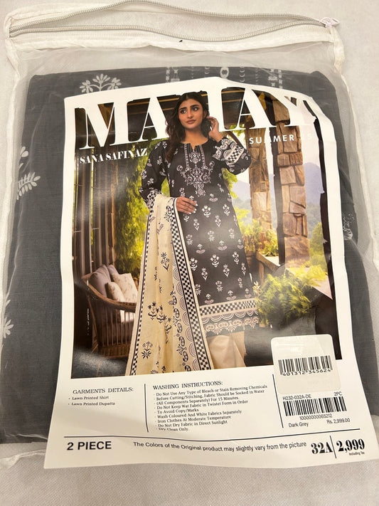 LAWN 2 PC SHIRT DUPATTA
