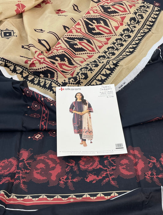 ALKARAM LAWN 2 PC SHIRT DUPATTA