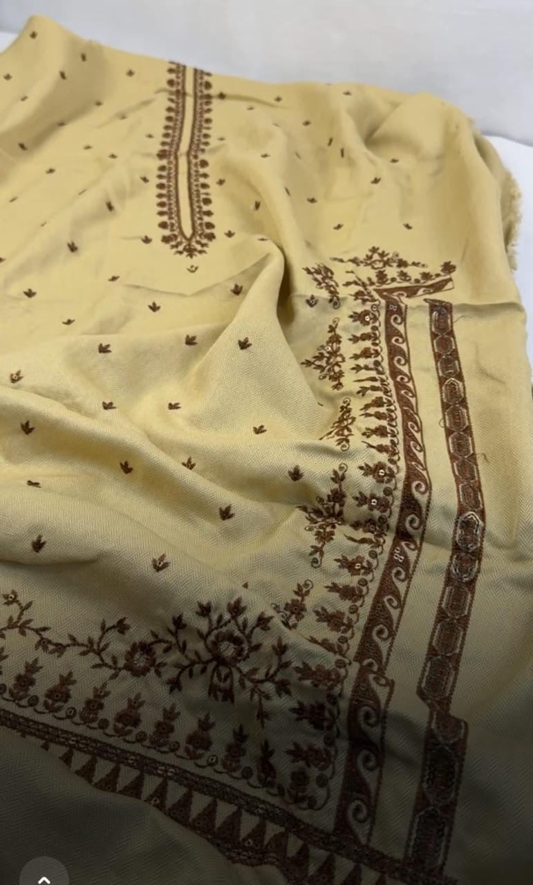 WINTER EMBROIDERED 3 PC