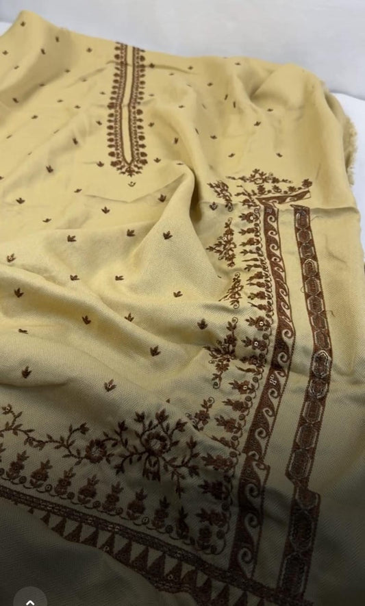 WINTER EMBROIDERED 3 PC