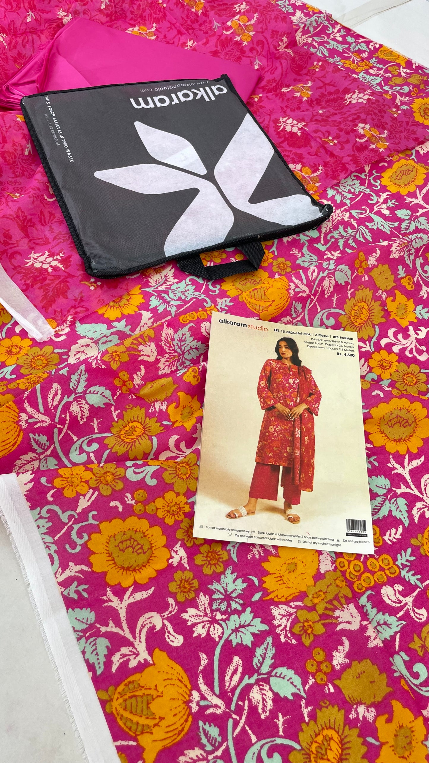 ALKARAM LAWN 3 PC