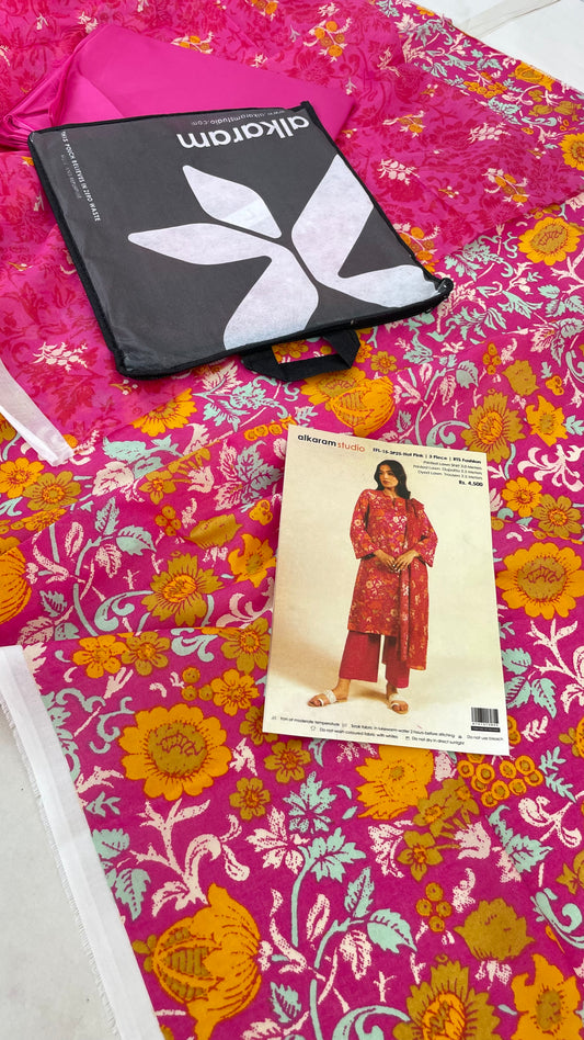 ALKARAM LAWN 3 PC