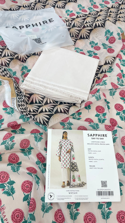 SAPPHIRE LAWN 3 PC