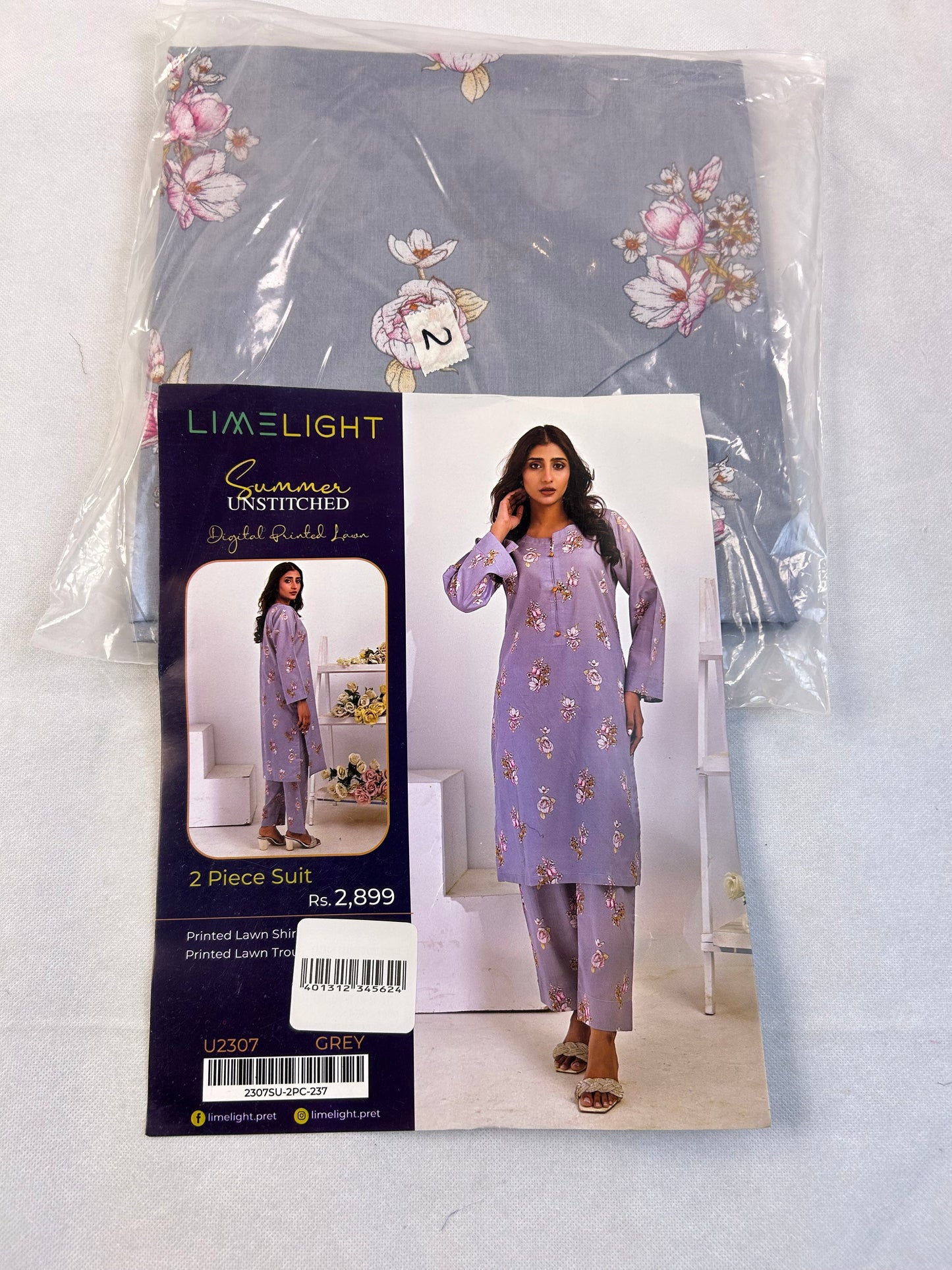 LAWN 2 PC SHIRT TROUSER