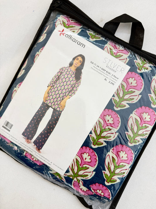 ALKARAM KHADDAR 2 PC SHIRT TROUSER