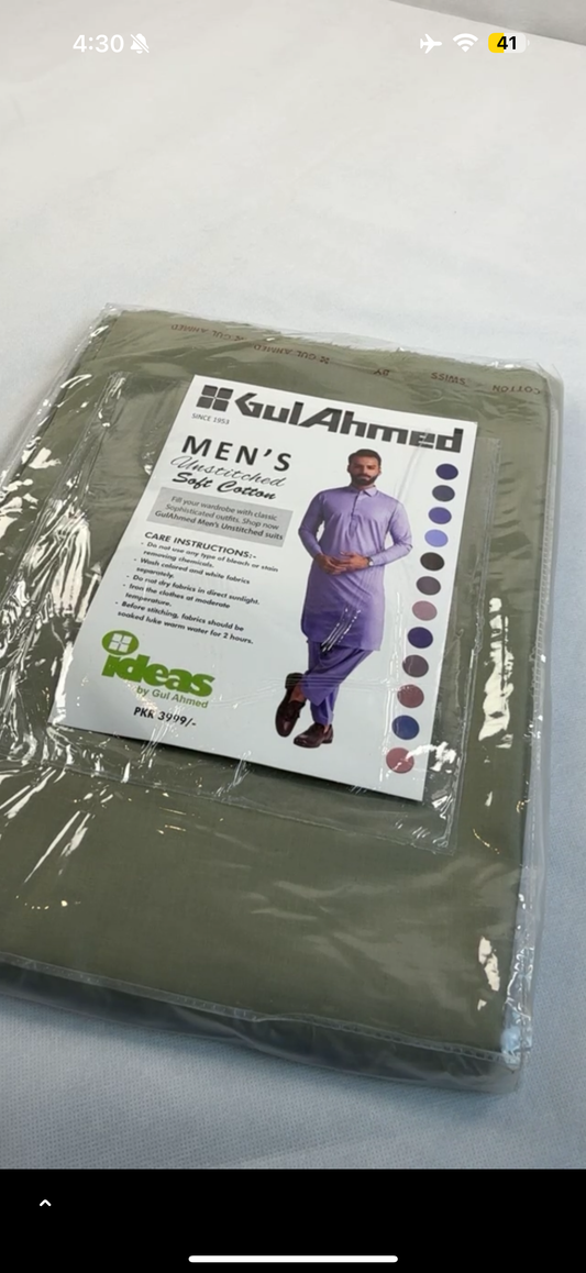 GUL AHMED GENTS SOFT COTTON