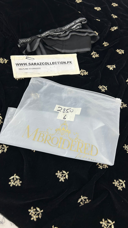 MARIA B VELVET EMB 2 PC