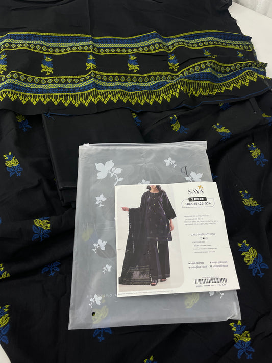 SAYA LAWN JACQUARD 3 PC