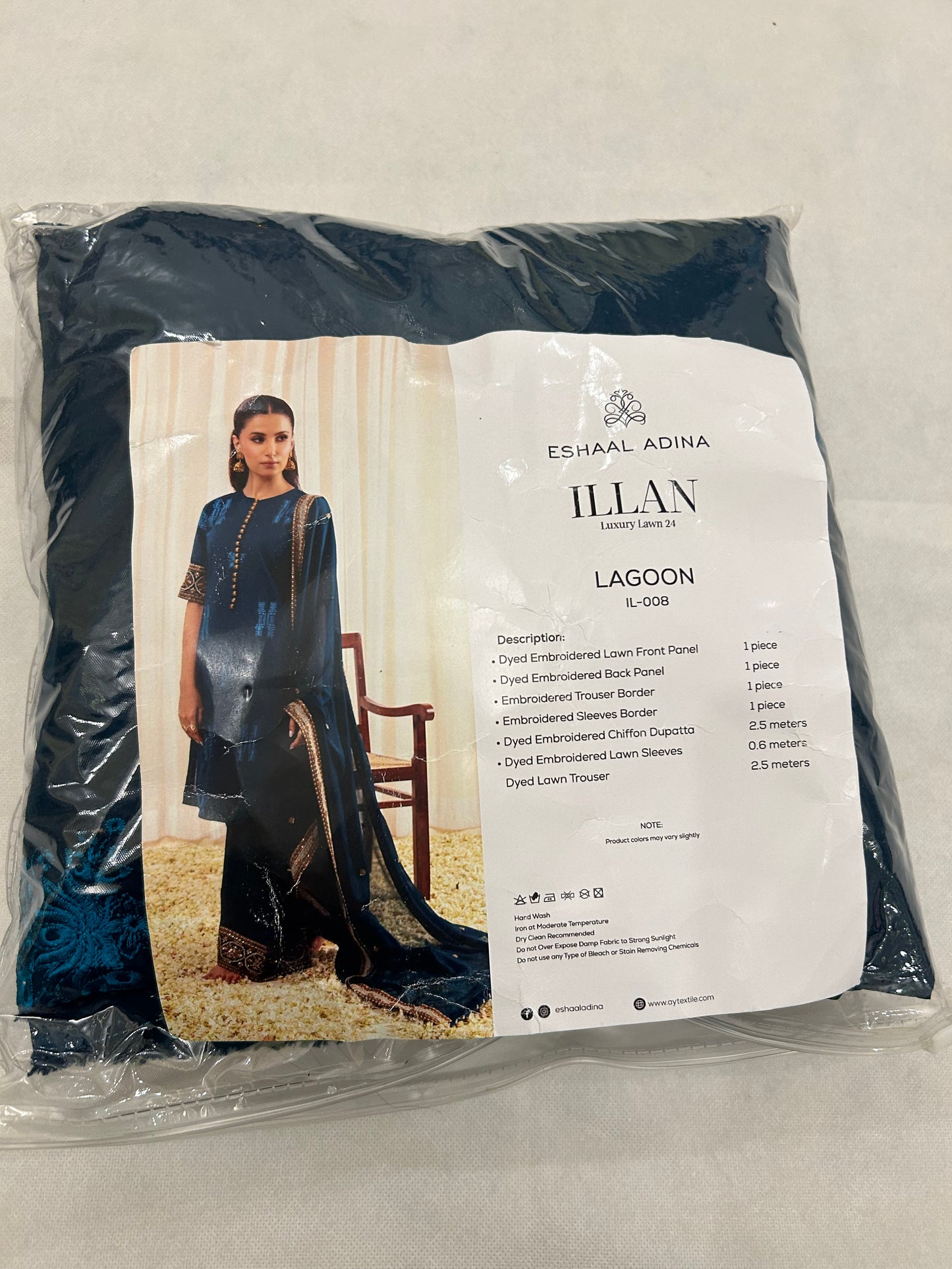 LAWN 3 PC EMB WITH CHIFFON EMB DUPATTA