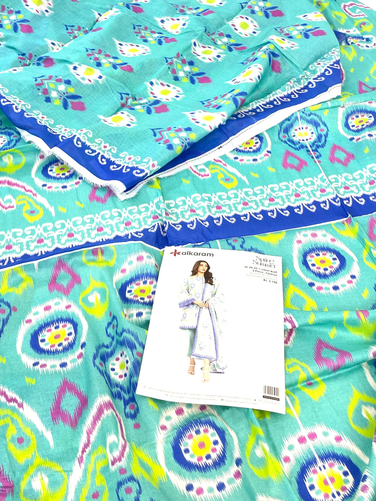 ALKARAM LAWN 2 PC SHIRT DUPATTA