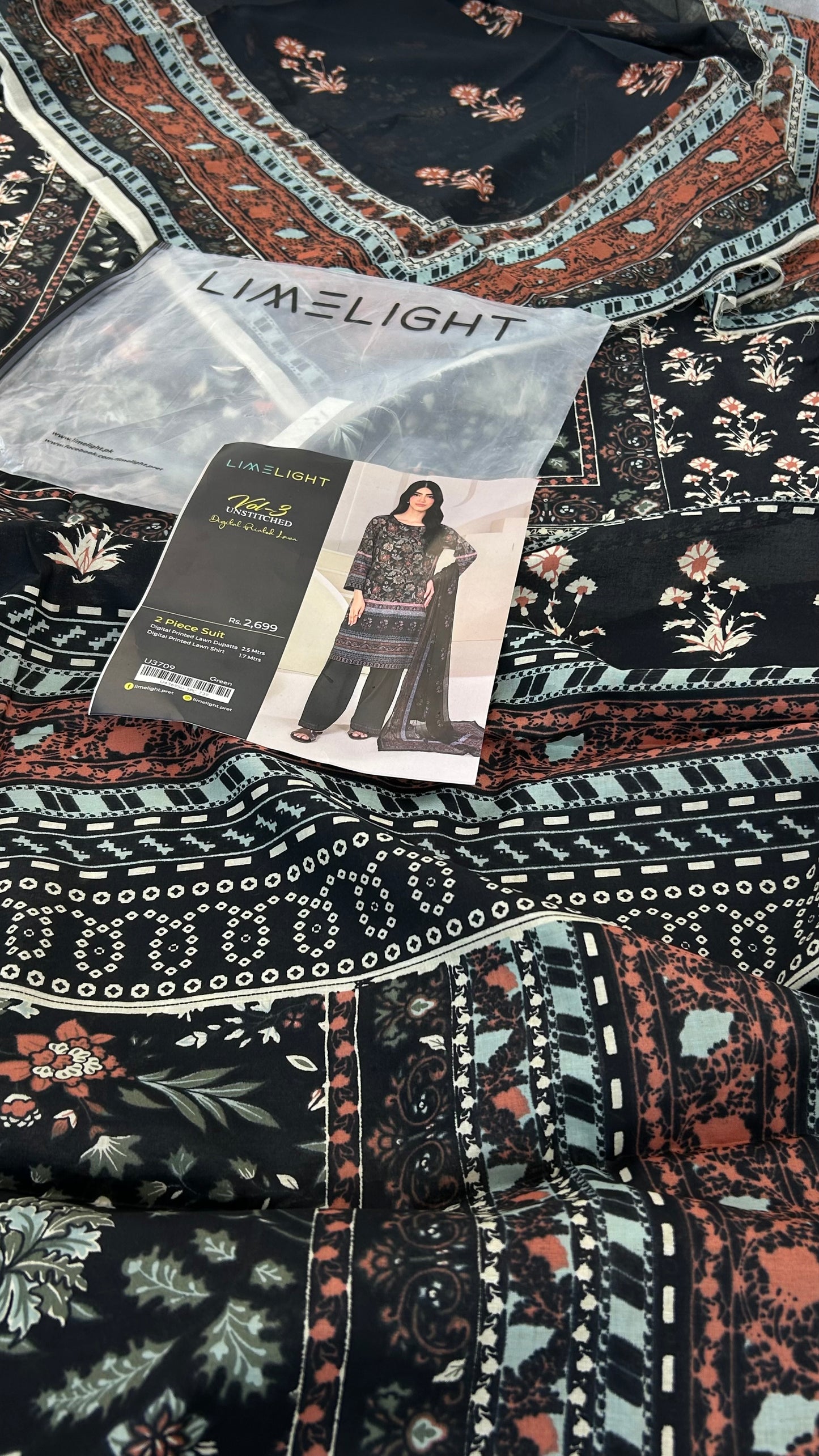 LIME LIGHT SHIRT DUPPTTA 2 PC