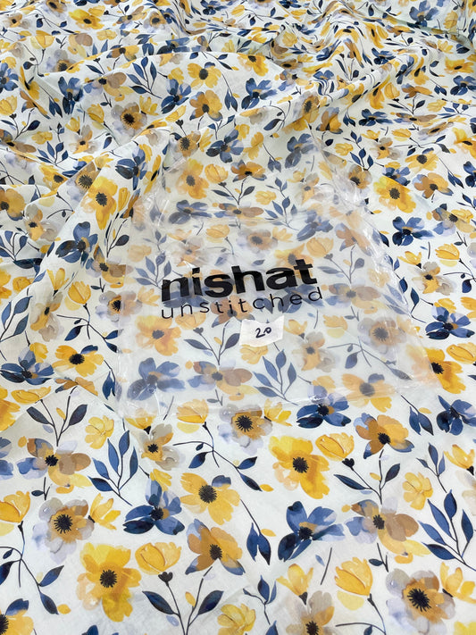 NISHAT LAWN SHIRT TROUSER 2 PC