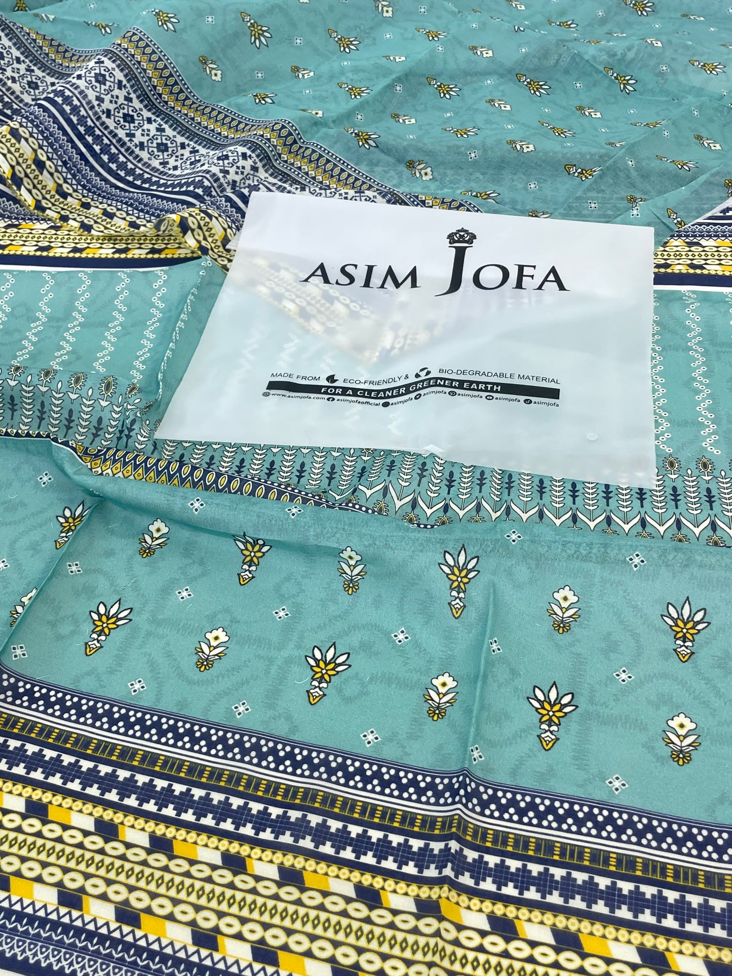 ASIM JOFA LAWN 2 PC SHIRT DUPATTA
