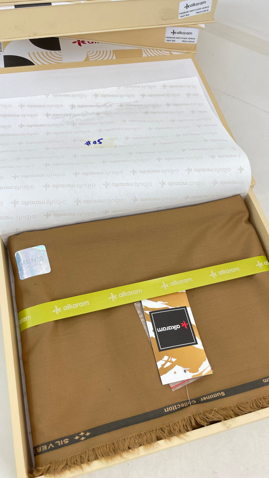 ALKARAM LUXURY GENTS BOX SUMMER WASH N WEAR