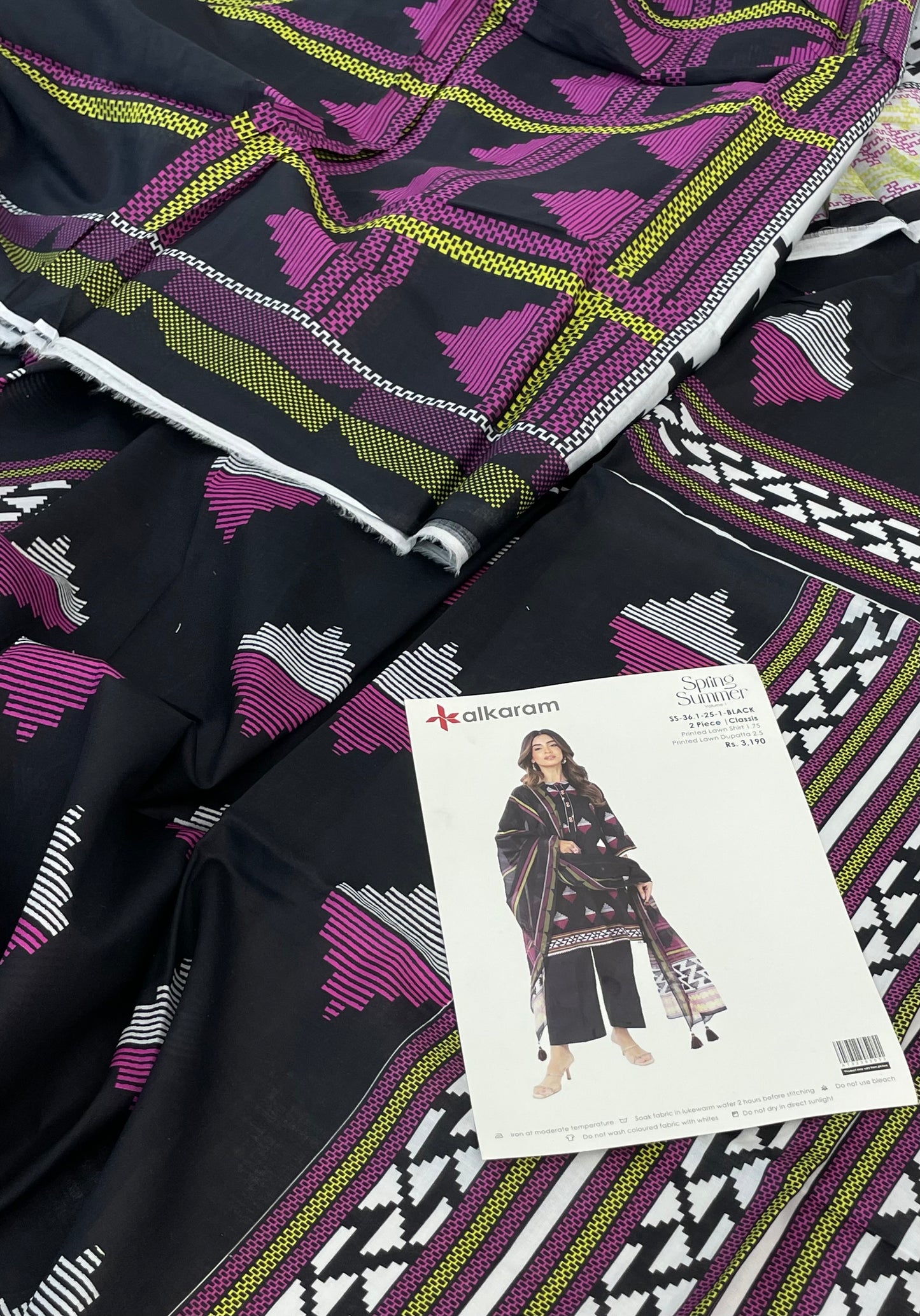 ALKARAM LAWN 2 PC SHIRT DUPATTA