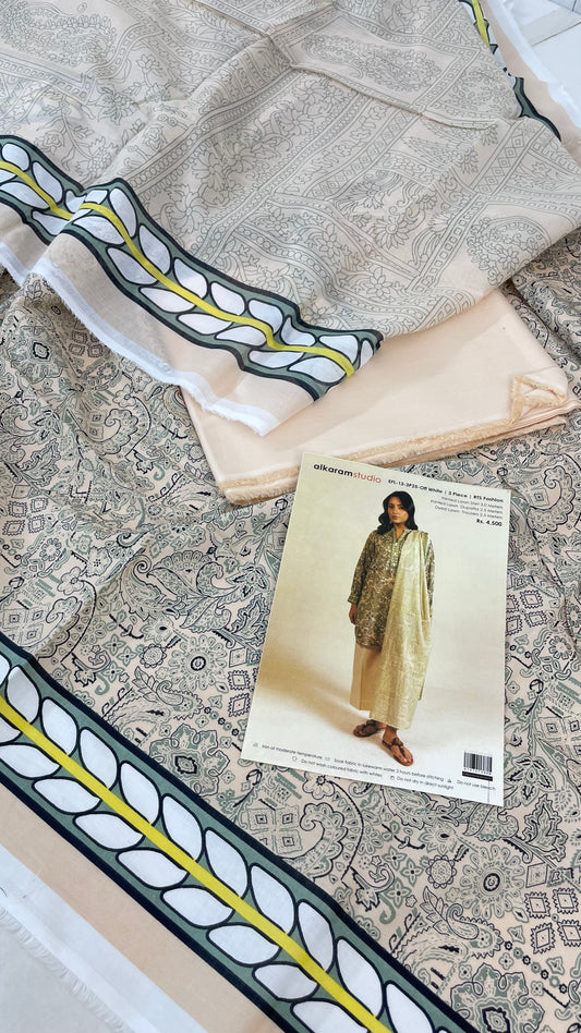 ALKARAM LAWN 3 PC