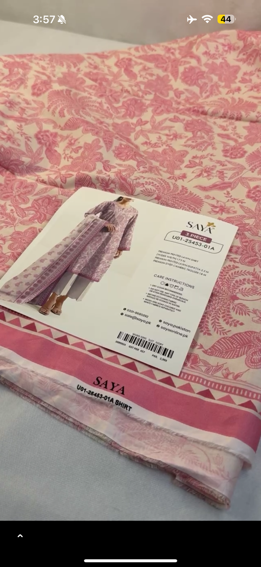 SAYA LAWN 3PC