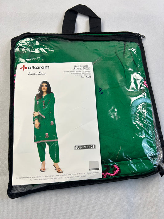 EMB LAWN 2 PC SHIRT TROUSER