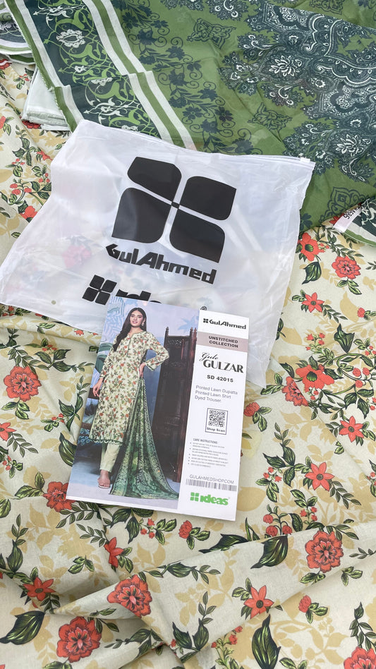 GULAHMED LAWN 3PC