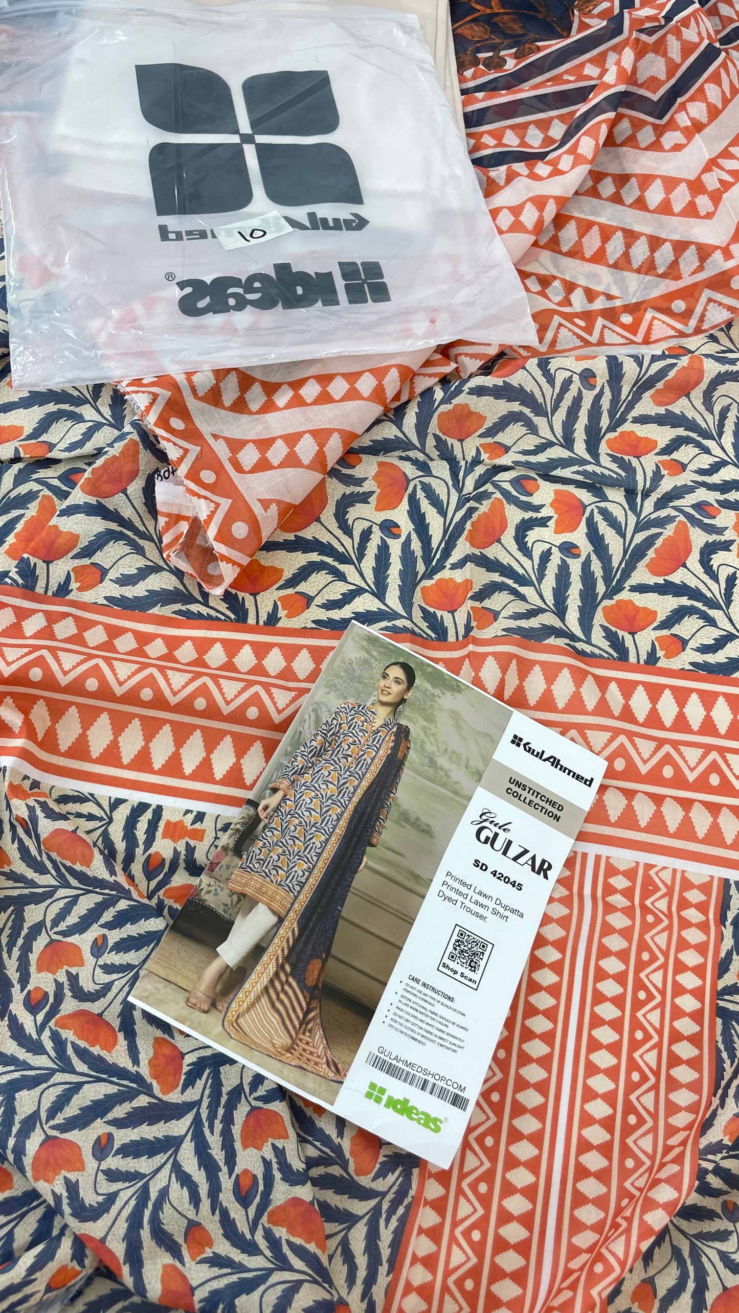 GULAHMED LAWN 3PC
