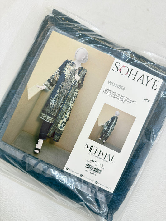 SOHAYE KHADDAR 3 PC WITH SHAWL