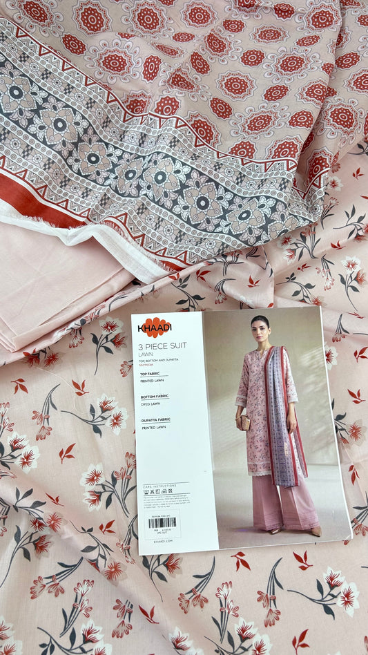 KHAADI LAWN 3 PC