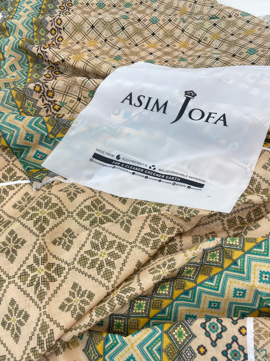 ASIM JOFA LAWN 2 PC SHIRT DUPATTA