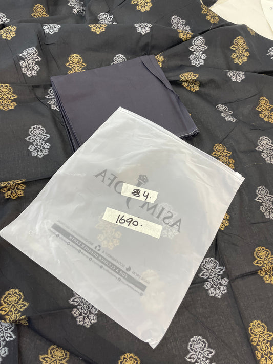 ASIMJOFA JACQUARD 2 PC SHIRT TROUSER LAWN