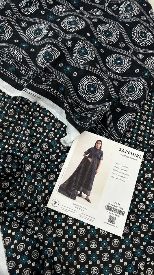 SAPPHIRE LAWN 3 PC