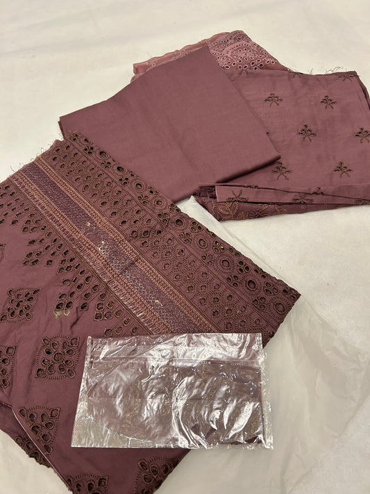 LAWN 3 PC EMB WITH CHIFFON EMB DUPATTA