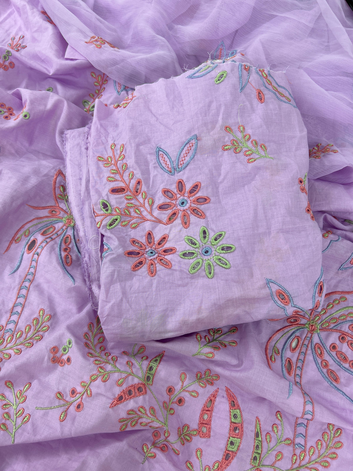 QALAMKAARI EMBROIDERED LAWN 2 PC SHIRT DUPATTA