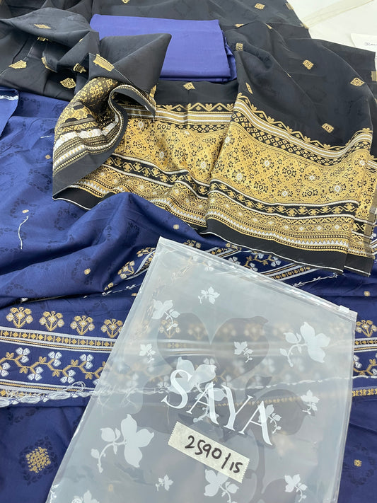 SAYA JACQUARD LAWN 3 PC