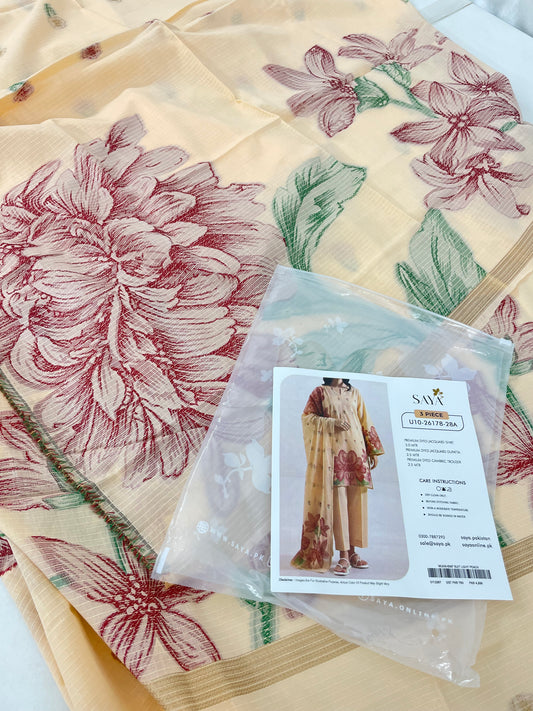 SAYA LAWN JACQUARD 3 PC