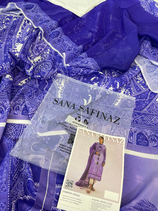 SANA SAFINAZ LAWN  3 PC