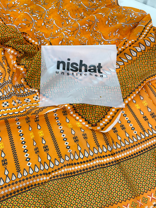NISHAT LAWN 2 PC SHIRT DUPATTA