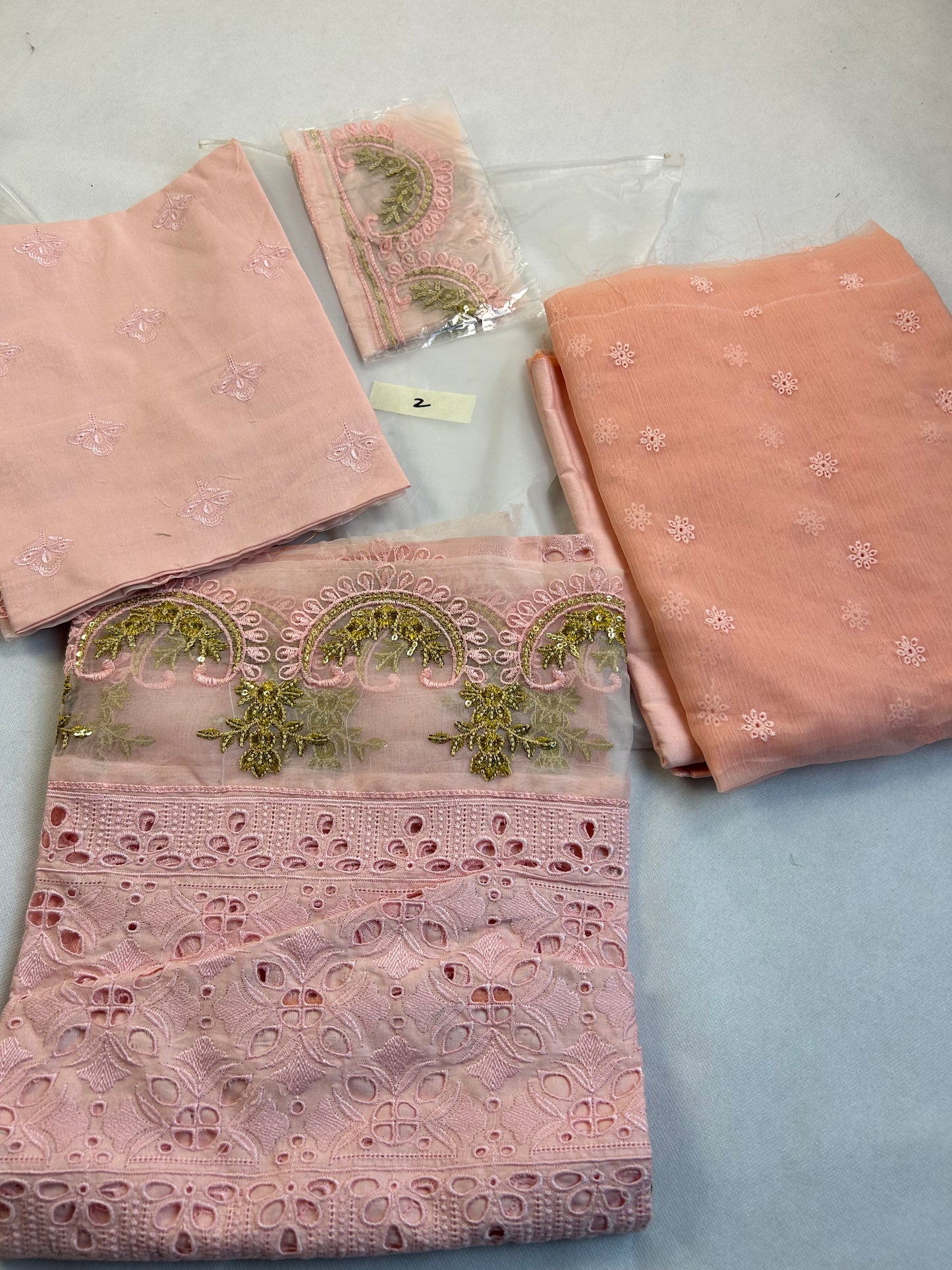 Lawn Chickankari 3 pc