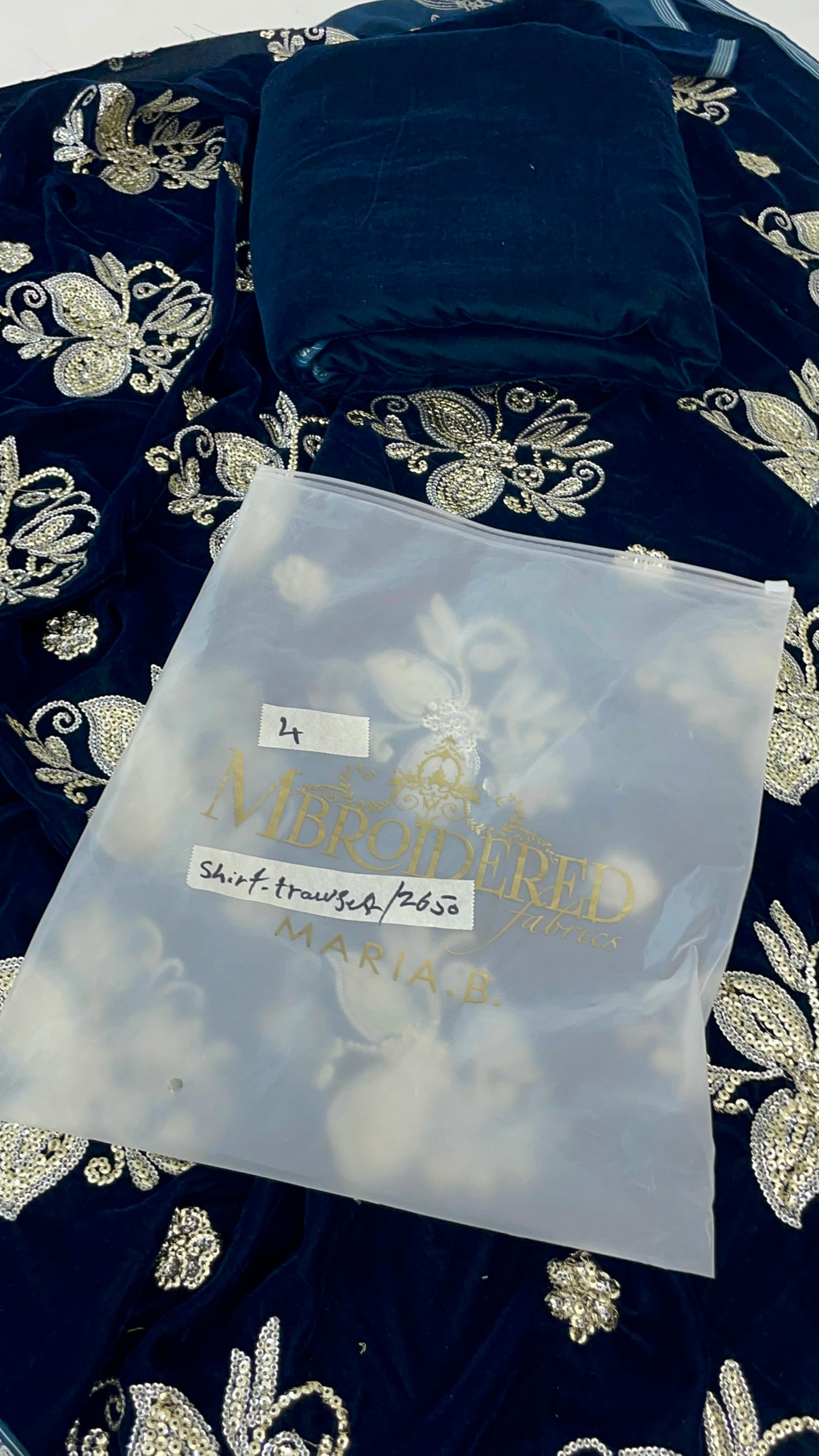 VELVET 2PC SHIRT TROUSER