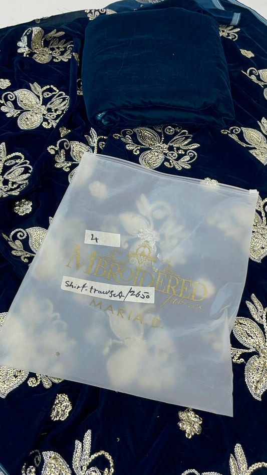 VELVET 2PC SHIRT TROUSER
