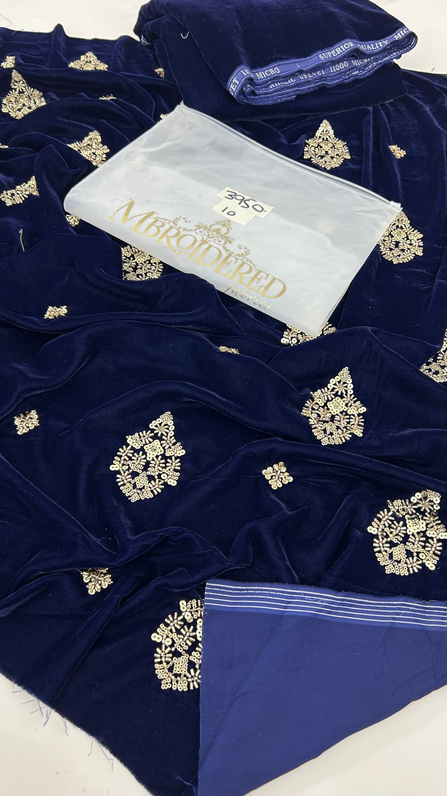 MARIA B VELVET EMB 2 PC