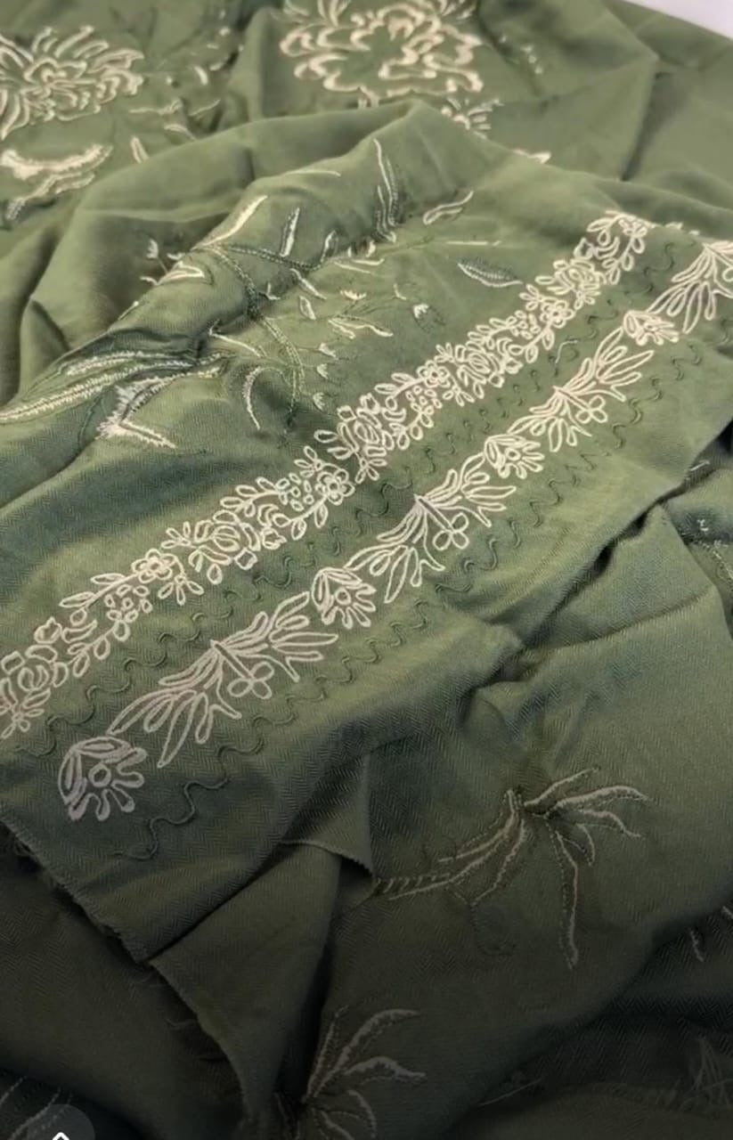 WINTER EMBROIDERED 3 PC