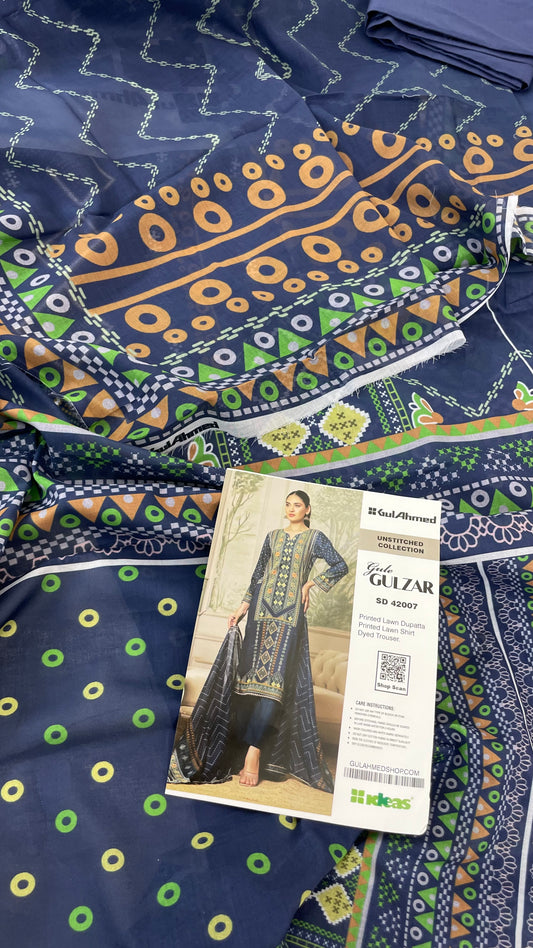 GULAHMED LAWN 3PC