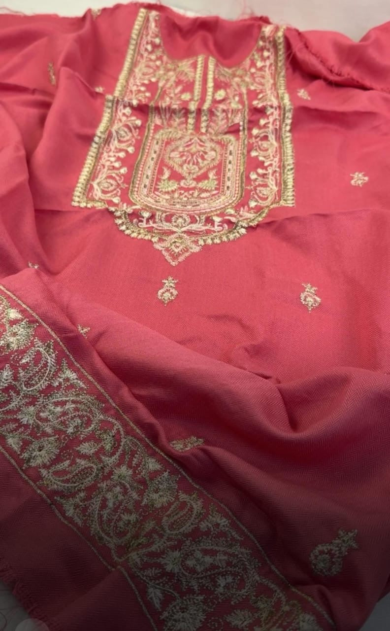 WINTER EMBROIDERED 3 PC