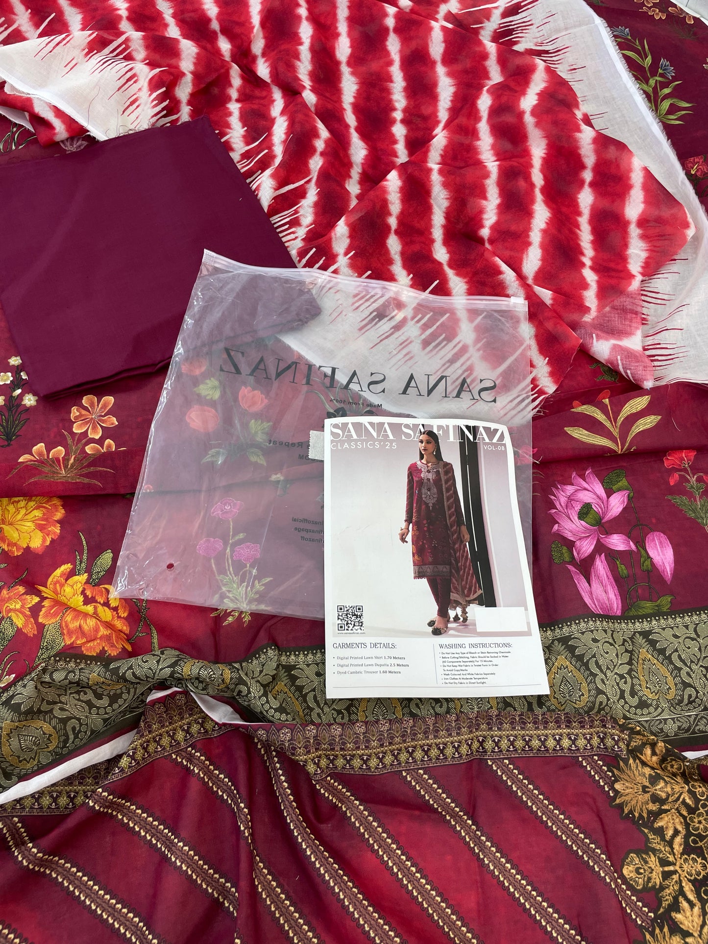 SANA SAFINAZ LAWN  3 PC