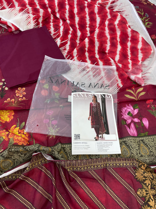 SANA SAFINAZ LAWN  3 PC