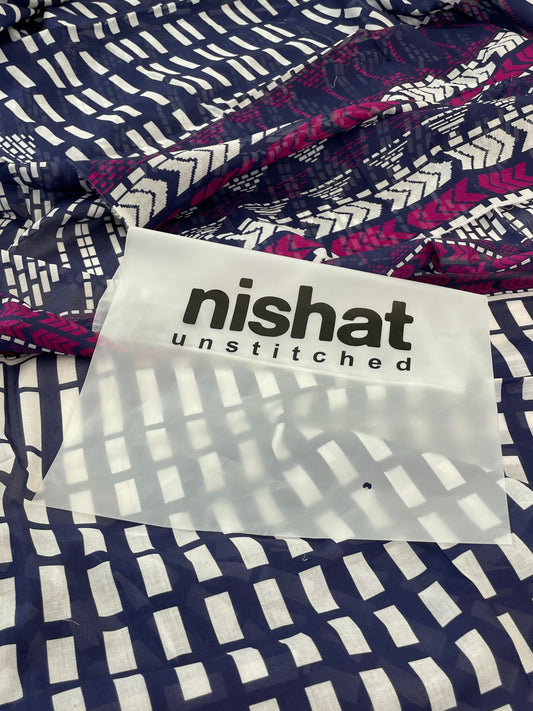 NISHAT LAWN 2 PC SHIRT DUPATTA