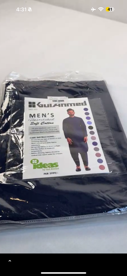 GUL AHMED GENTS SOFT COTTON