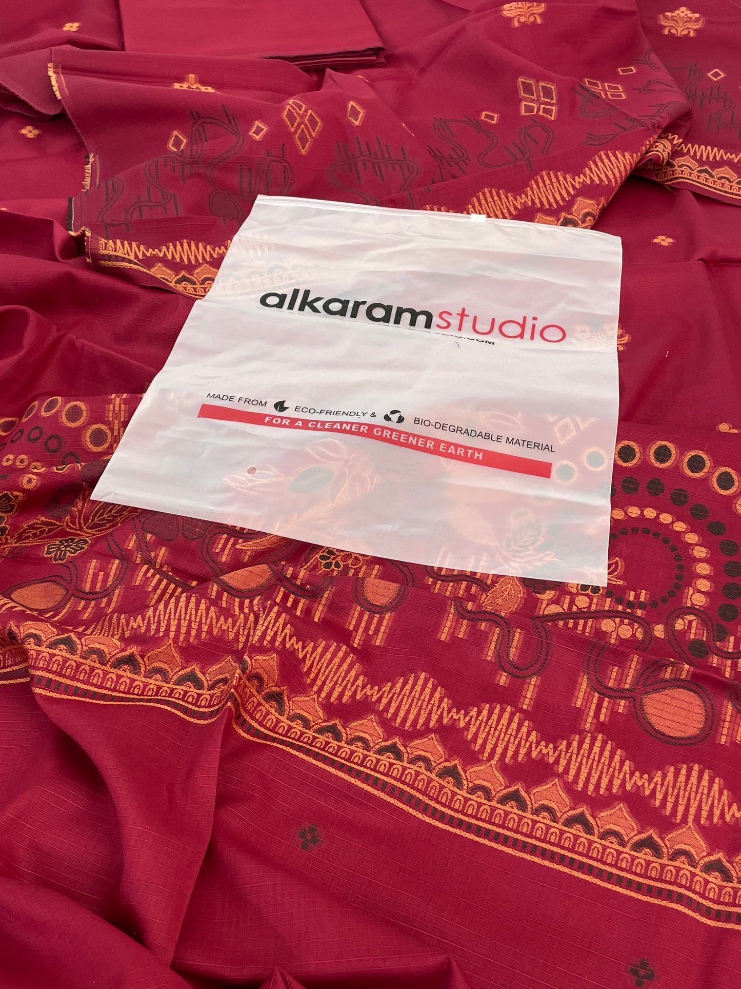ALKARAM JACQUARD 3 PC