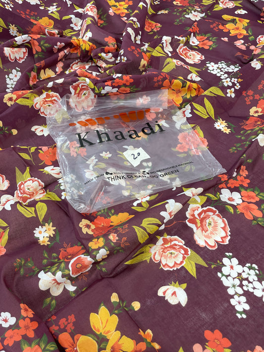 KHAADI LAWN SHIRT TROUSER 2 PC